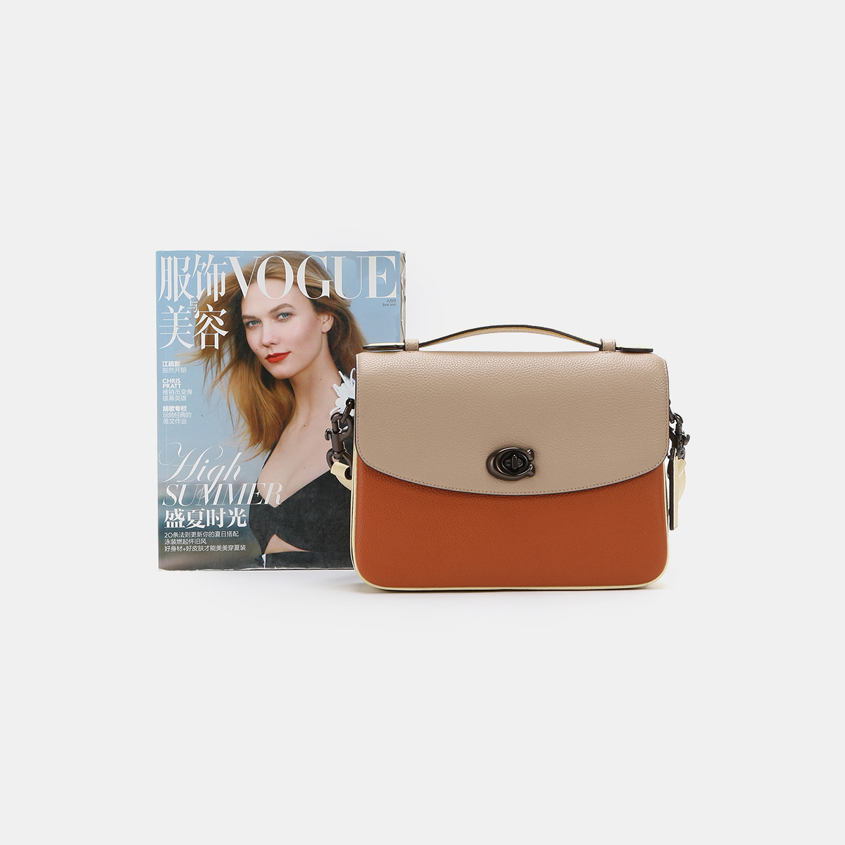 coach 蔻驰 女士cassie手提单肩斜挎包