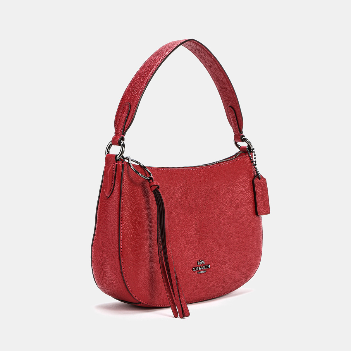 coach蔻驰女士sutton牛皮纯色单肩包手提包斜挎包