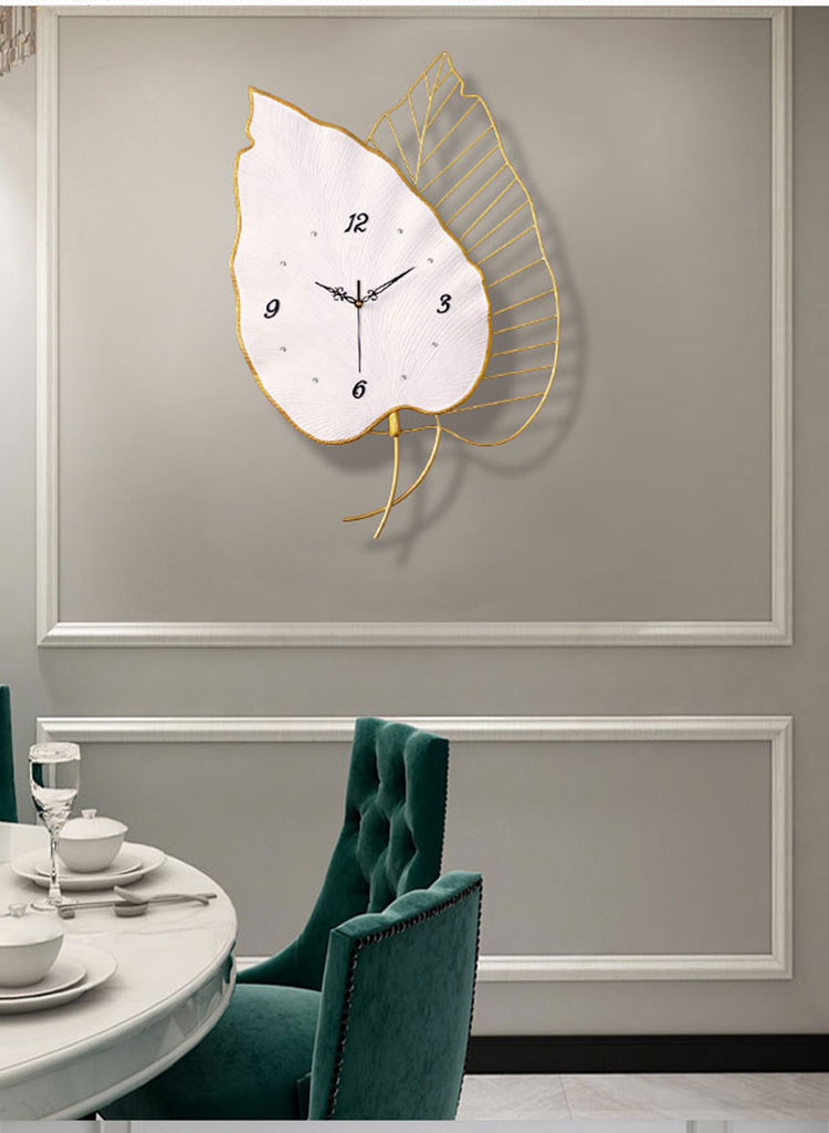 北欧轻奢客厅挂钟创意时尚大气家用现代简约艺术装饰个性挂墙钟表