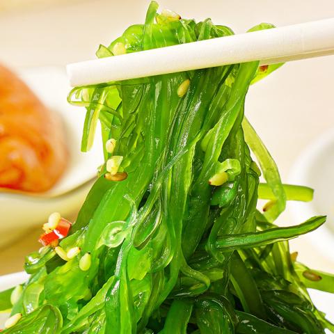 大希地 开袋即食低脂裙带菜丝海带丝中华海草办公室零食凉拌菜寿司4/8袋 图片 9