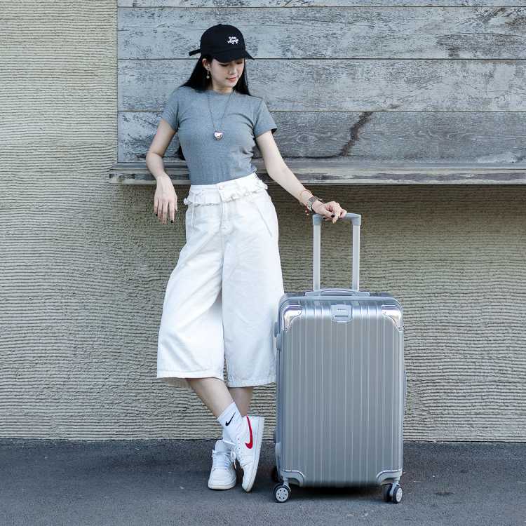 ELLE 【轻便大容量】耐磨防刮行李箱拉杆箱行李箱万向轮旅行箱