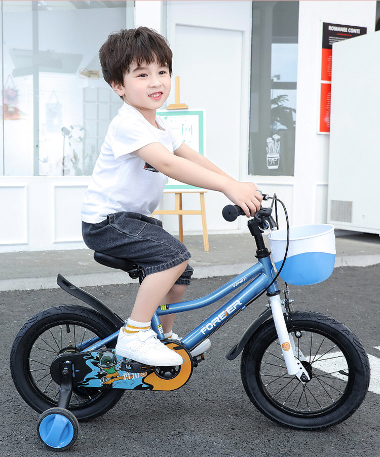 forever儿童自行车男女孩子童车3-6-10岁宝宝脚踏车单车中大童