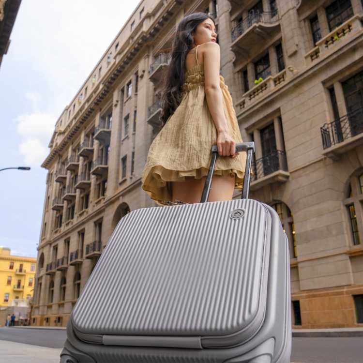 Diplomat 外交官拉杆箱前开盖登机箱商旅出差万向轮旅行箱TC-26112