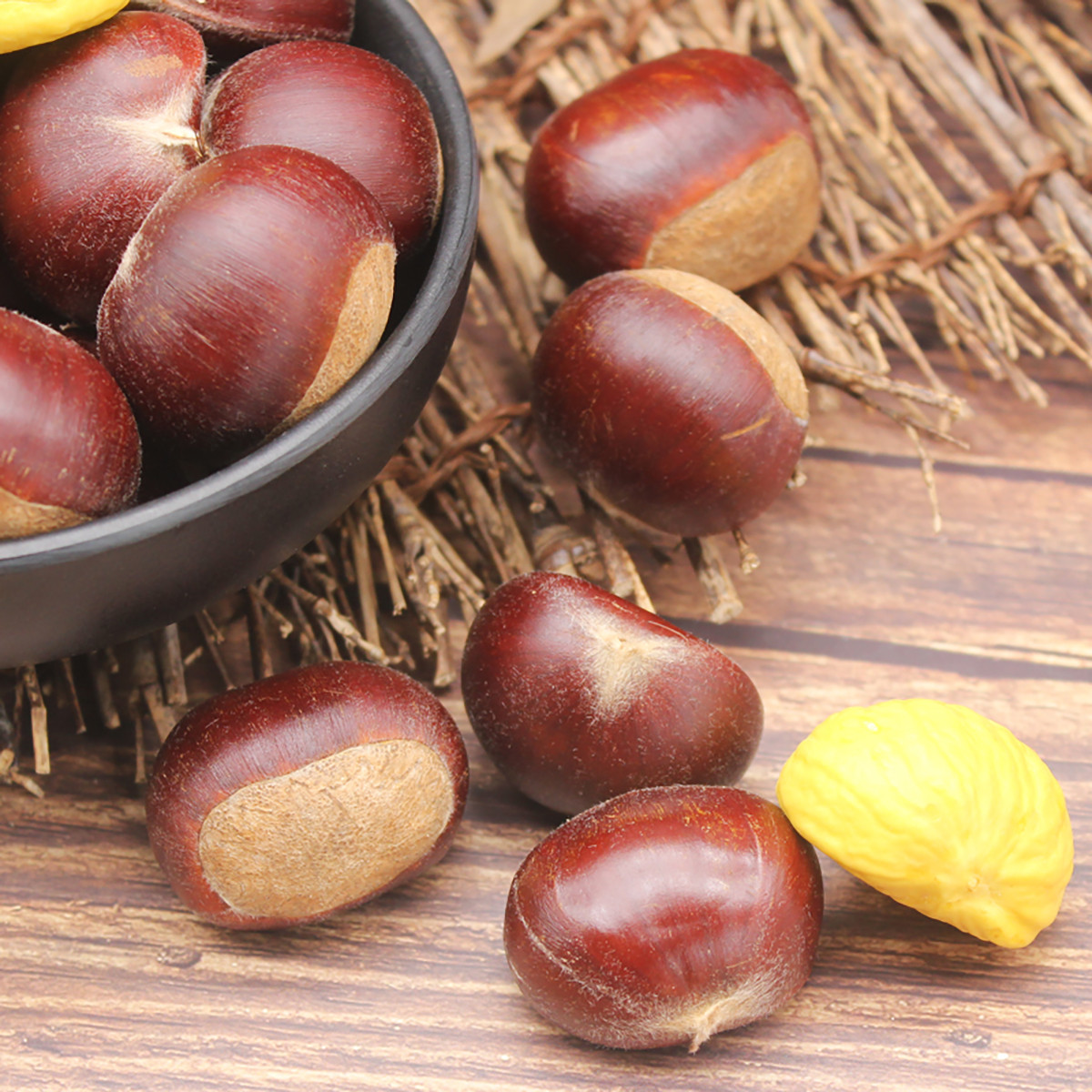 云南新鲜板栗 生板栗 毛栗子板栗子野生嫩板栗