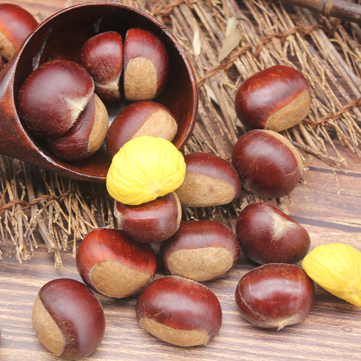 云南新鲜板栗 生板栗 毛栗子板栗子野生嫩板栗