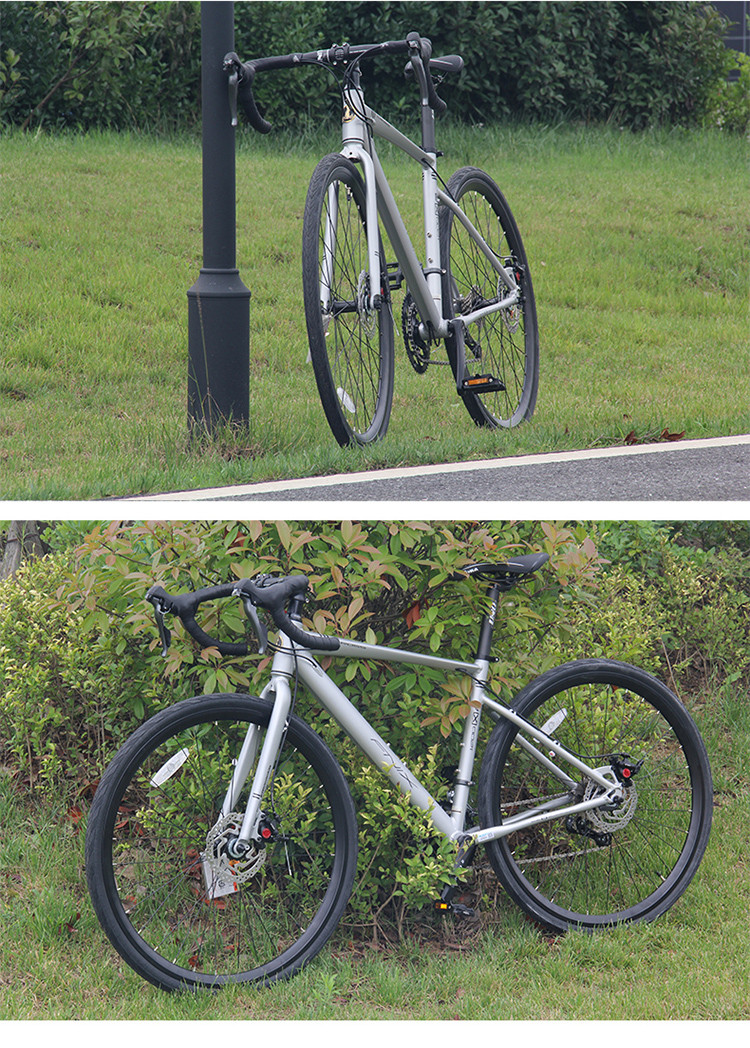 凤凰自行车700c铝合金公路车禧玛诺变速成人弯把男女学生赛车