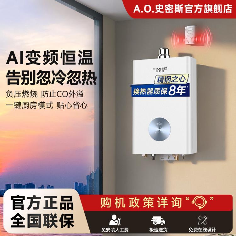 佳尼特 史密斯佳尼特燃气热水器TC1不锈钢换热器包8年13升16升精控恒温
