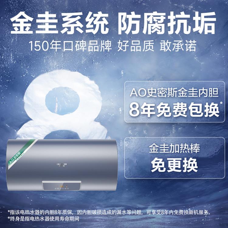 佳尼特 AO史密斯佳尼特金圭特护内胆家用智能速热电热水器1级能效