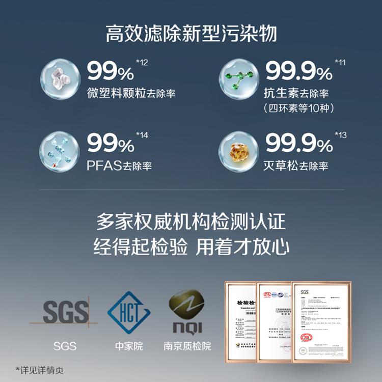 佳尼特 史密斯佳尼特净水器厨下净饮机专利6年RO膜全时高水效CR2800AE1