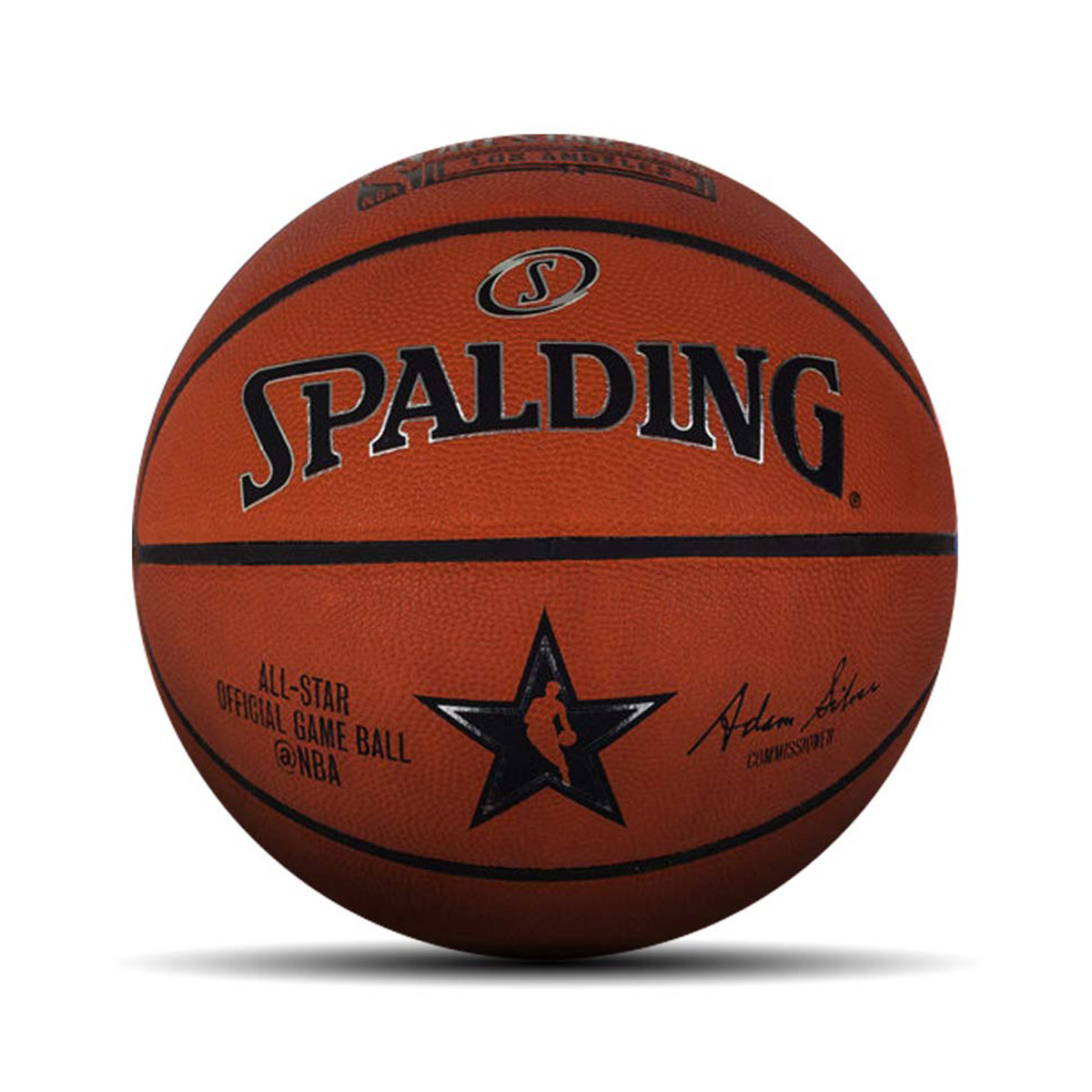 nba篮球2018 nba全明星赛真皮比赛用球限量版篮球76-2408