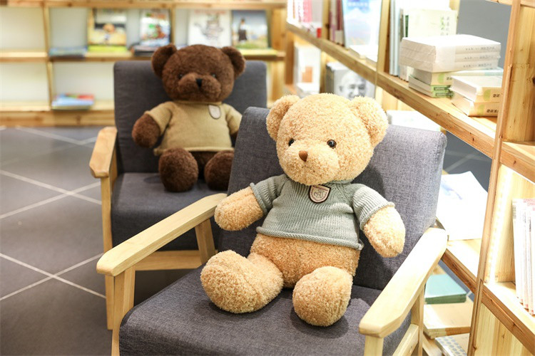 毛绒玩具经典泰迪熊公仔可爱狗熊抱枕公仔抱抱熊大布娃娃玩偶节日生日