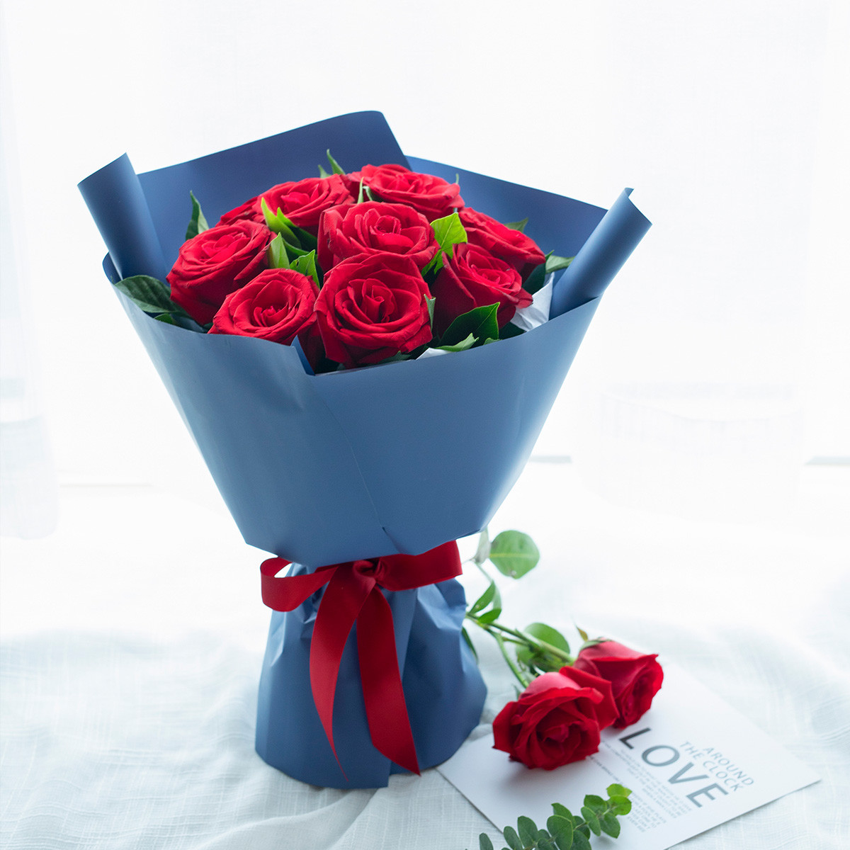爱情物语红玫瑰鲜花速递浪漫情人节表白女朋友生日礼物
