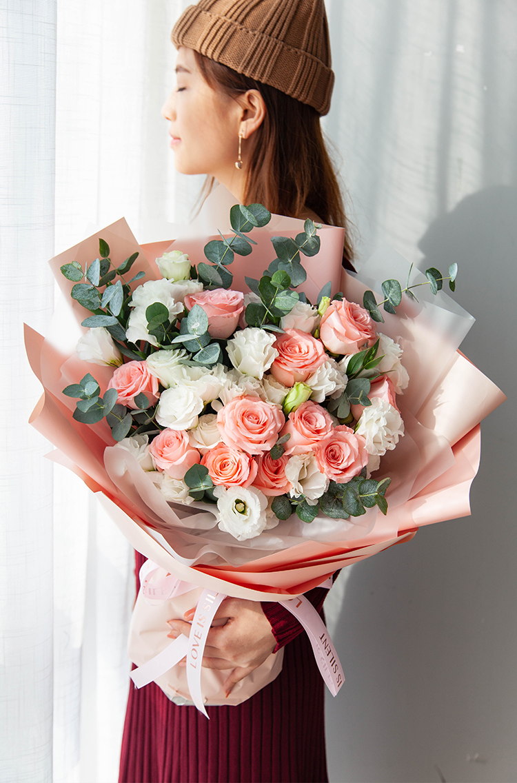公主的假日戴安娜玫瑰鲜花女朋友玫瑰花圣诞节生日情人节礼物