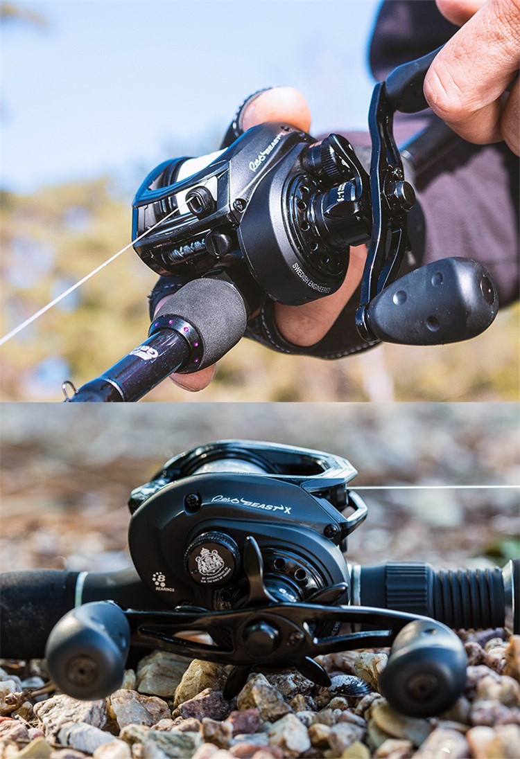 阿布(abu garcia)revo进口水滴轮全金属路亚轮鱼线轮大物远投轮