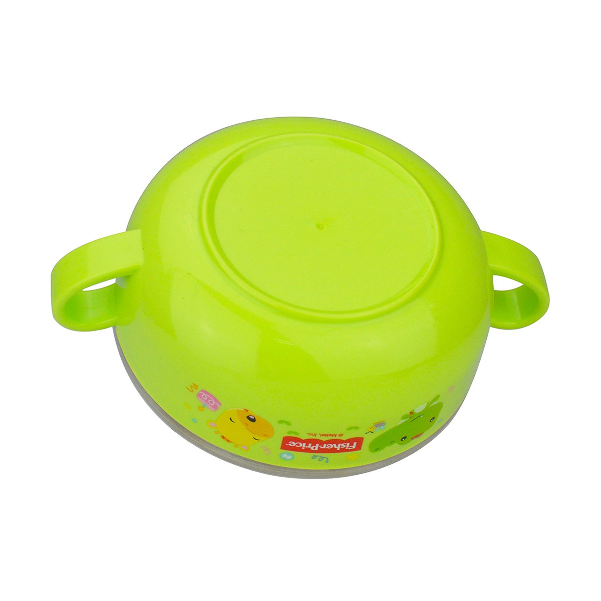 【辅食喂养】费雪婴幼儿双耳碗不锈钢塑料碗餐具