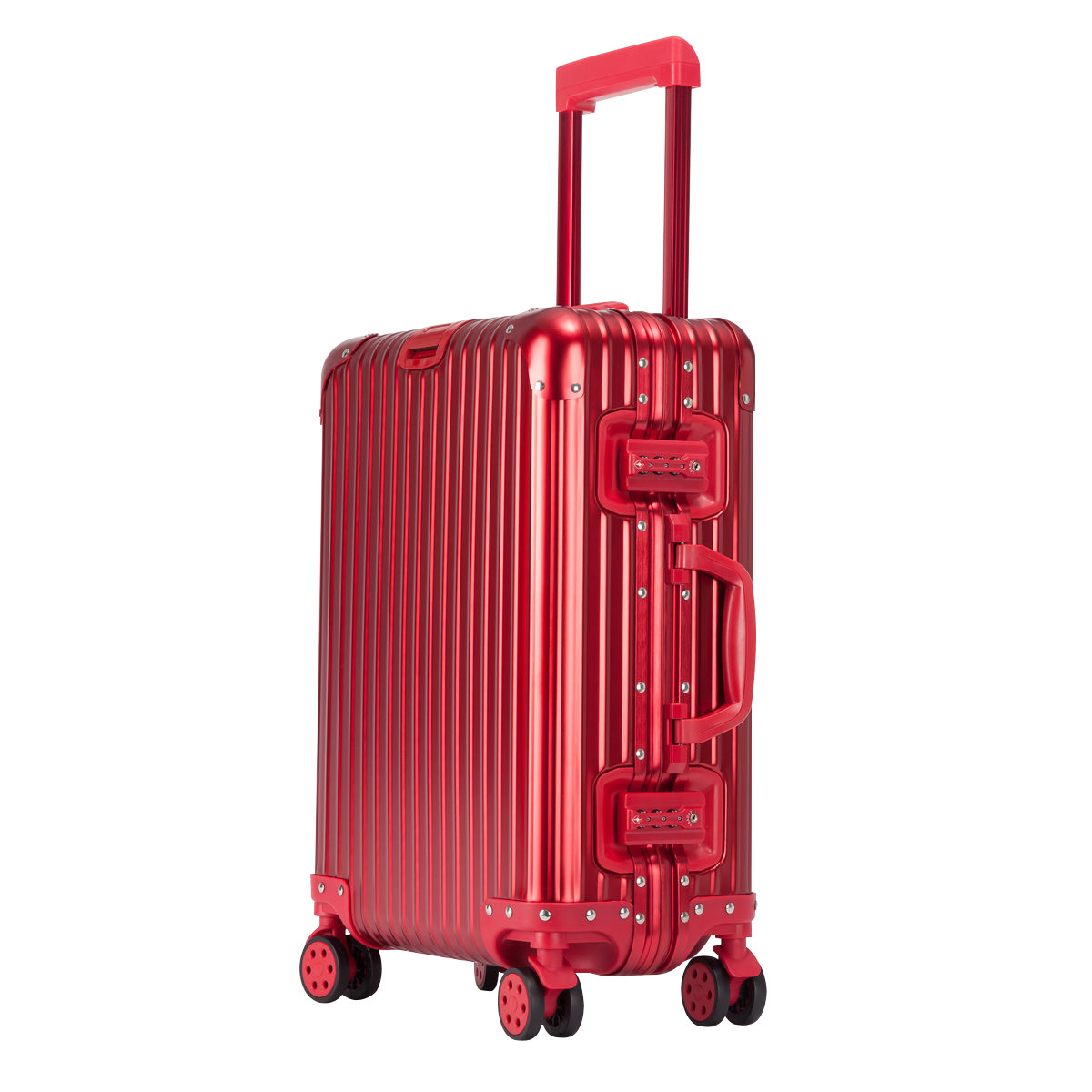 全铝镁合金拉杆箱万向轮行李箱男女24金属登机箱20寸硬箱子旅行箱