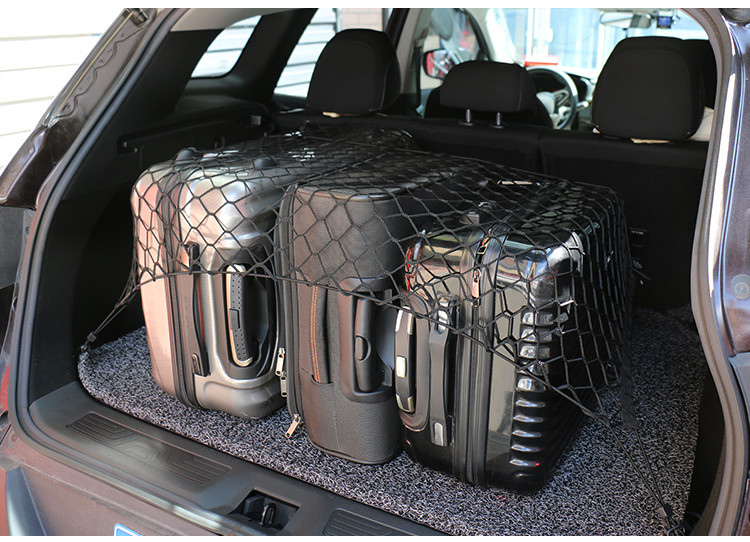 汽车后备箱收纳袋车载旅行固定行李网suv多功能储物网罩网袋网兜