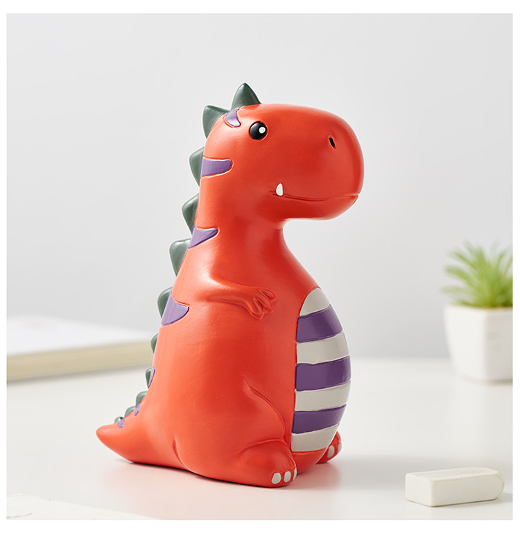 创意q版恐龙小摆件可爱女生宿舍儿童房间桌面装饰摆设生日礼物