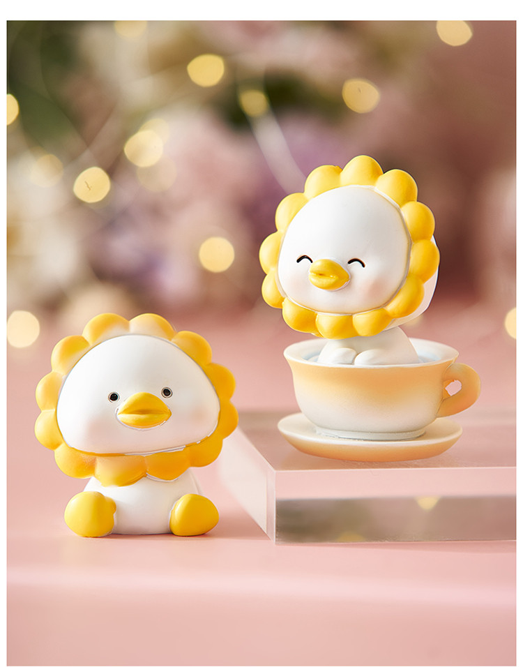 元气小鸭萌趣摆件存钱罐储蓄罐气球小夜灯装饰品小黄鸭工艺品礼物