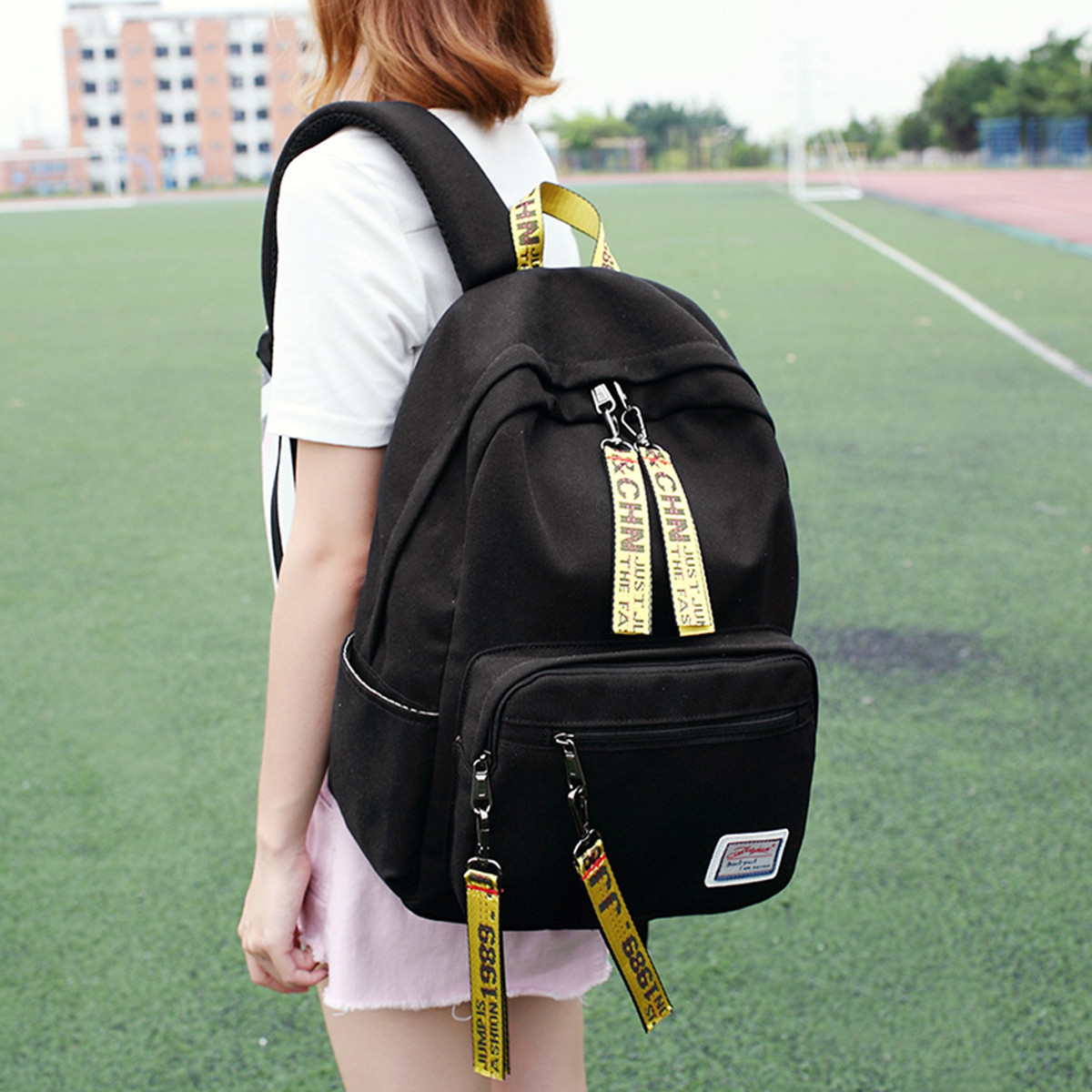 大学生书包女韩版原宿ulzzang高中学生初中大容量双肩包2018新款日韩