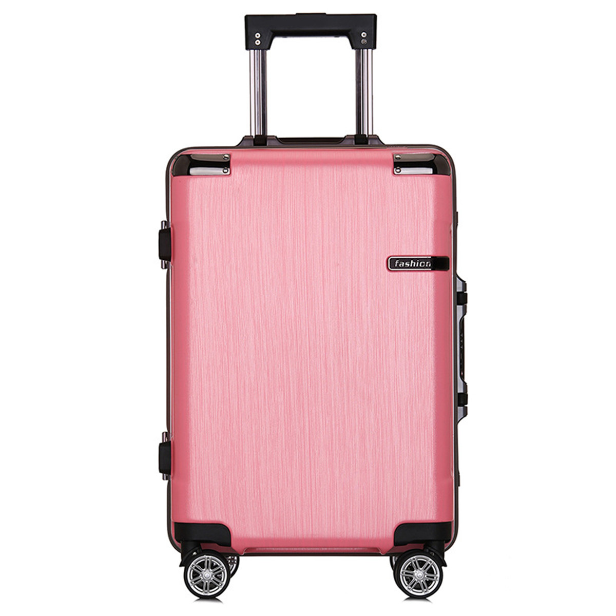 高档减震万向轮20寸托运登机箱abs铝框24寸商务轻便旅行拉杆行李箱