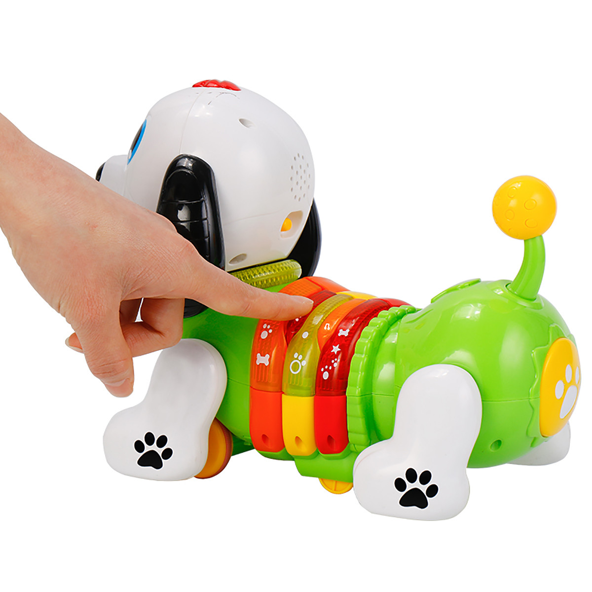 电动玩具狗智能遥控玩具狗淘气腊肠狗会仿真玩具狗会走路唱歌跳舞的