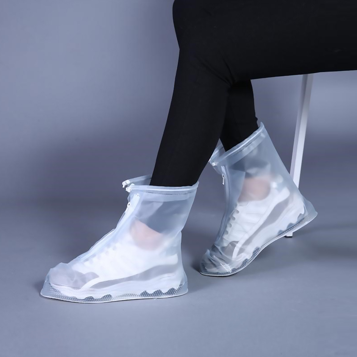 包邮国庆旅游户外防水雨靴套防滑加厚耐磨底男女成人防雨脚套鞋套