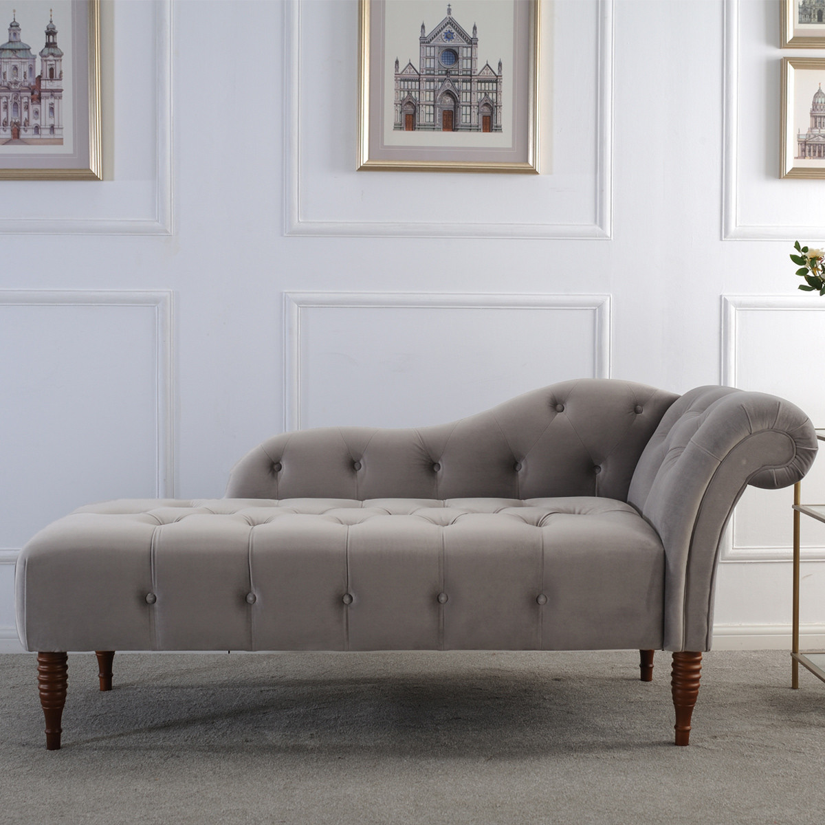 布艺贵妃椅沙发北欧现代小户型单人太妃椅美人榻