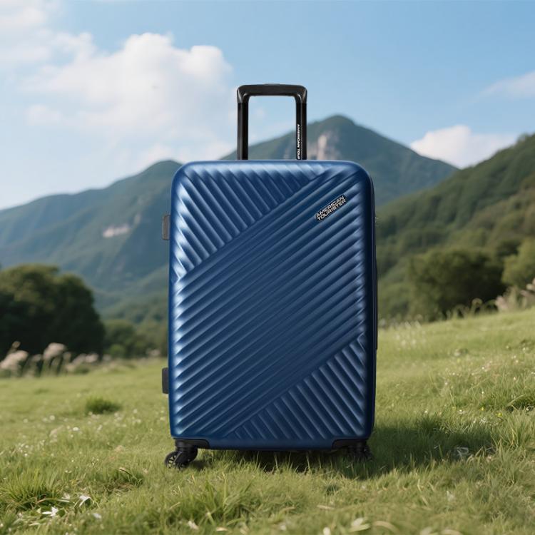 美旅 经典条纹爆款拉杆箱女大容量耐用行李箱婚假蜜月登机密码箱TV7