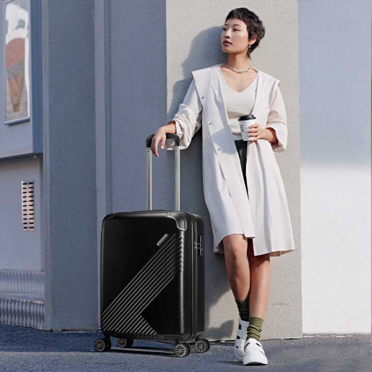 美旅 【开学好礼】通勤出行皮纹质感行李箱拉杆箱经典高级感旅行箱TV5