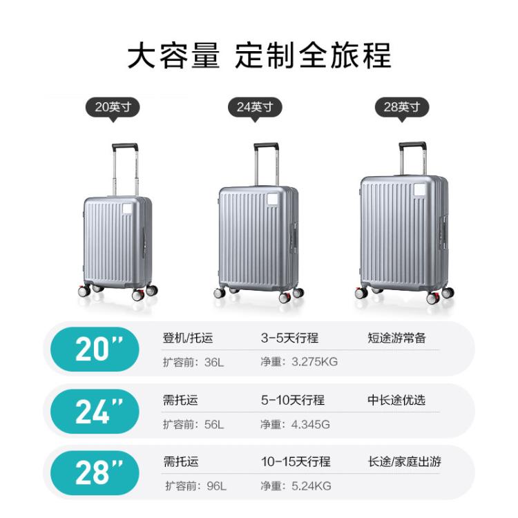 美旅 明星同款旅行箱大容量拉杆箱减震刹车行李箱女QI9