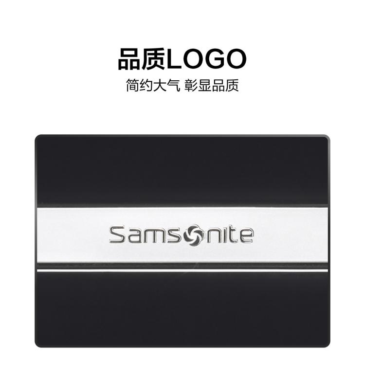 新秀丽 【轻盈耐用】高颜值旅行箱商务拉杆箱大容量行李箱男女密码箱 06Q