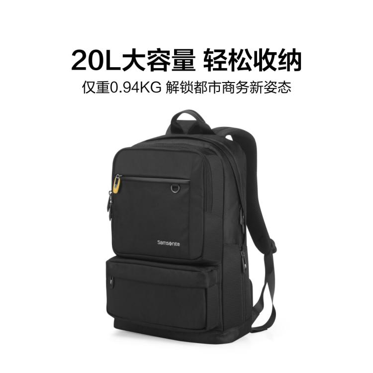 新秀丽 都市通勤商务出差时尚休闲双肩包男女电脑包商务背包36B