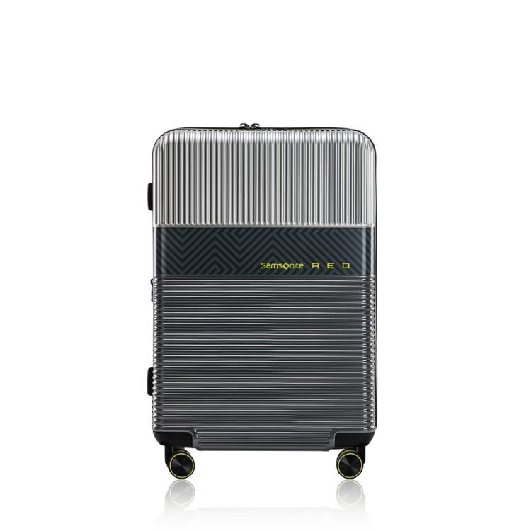 新秀丽 【时尚条纹】大容量拉杆箱男女旅行箱轻便红色旅行箱婚嫁箱 GN0