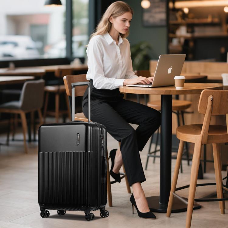 新秀丽 结实耐用大容量轻便拉杆箱20寸登机箱旅行箱密码行李箱 DK7