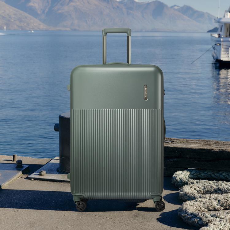 新秀丽 结实耐用大容量轻便拉杆箱20寸登机箱旅行箱密码行李箱 DK7