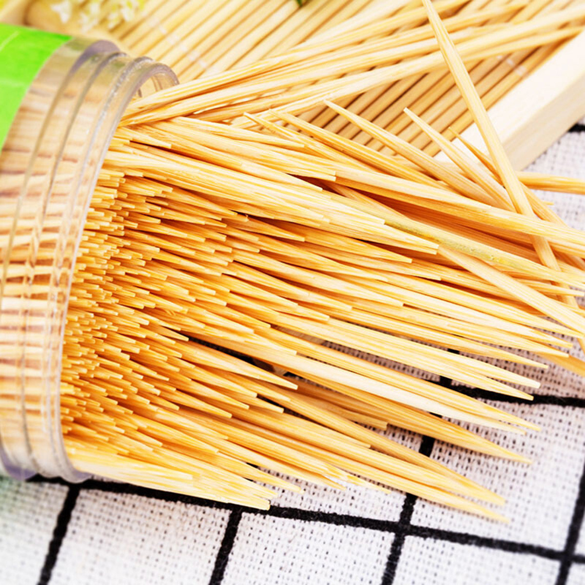 一次性牙签 家用剔牙棒 盒装竹牙签 (可选500支*3盒装)