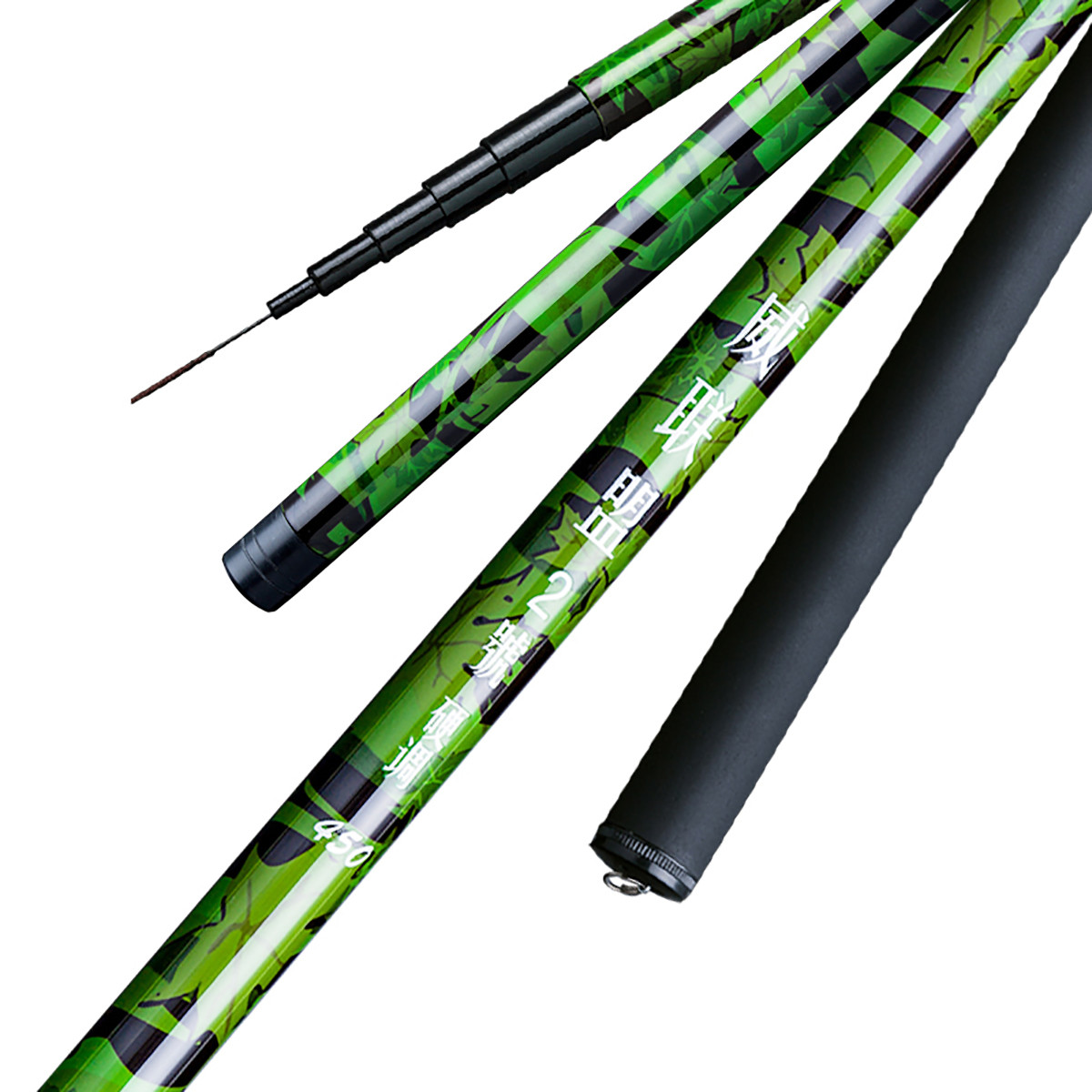 2号鱼竿足尺渔具用品溪流竿短节手竿超轻超硬鱼竿