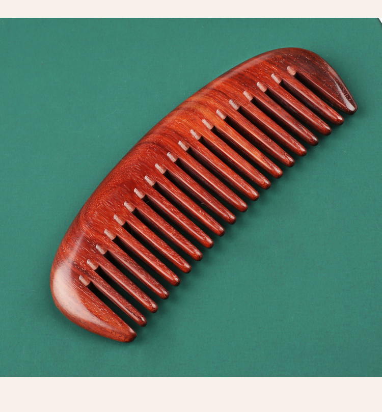 天然血檀木梳送女友防静电定制刻字礼物非洲檀木梳子