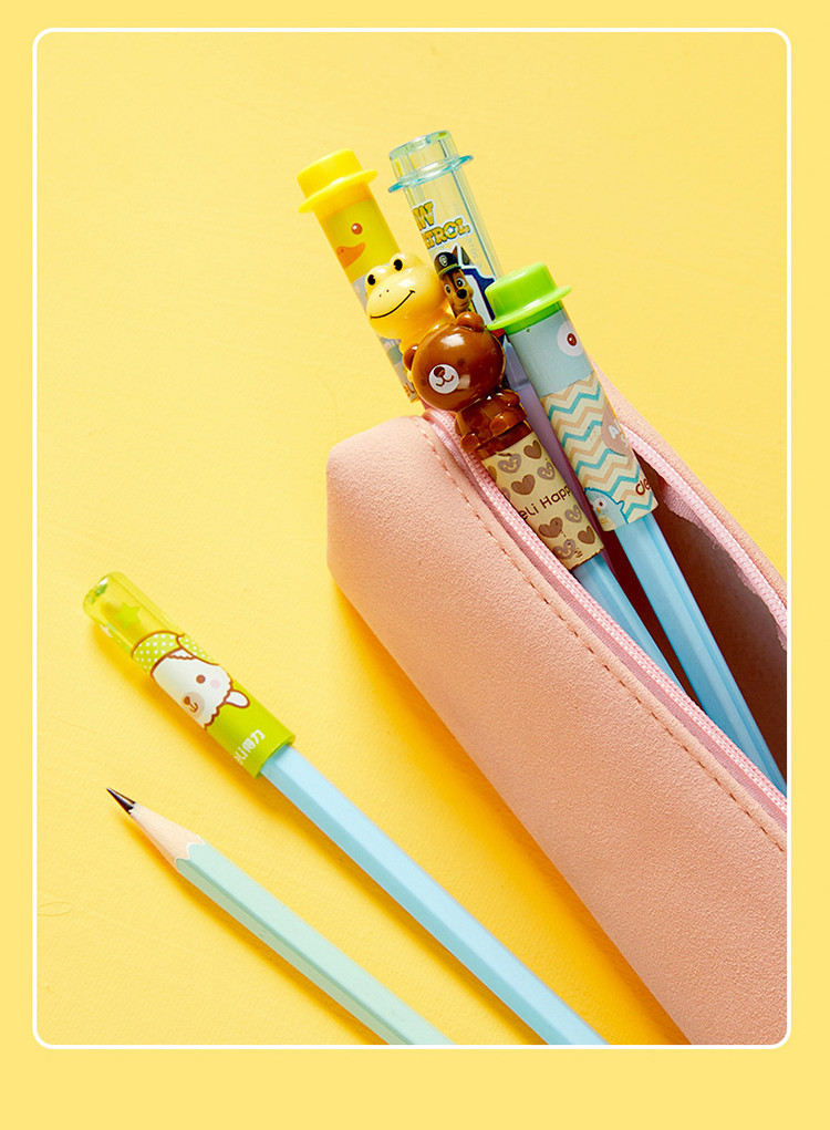 铅笔帽小学生卡通创意笔帽儿童铅笔套14只装保护笔套