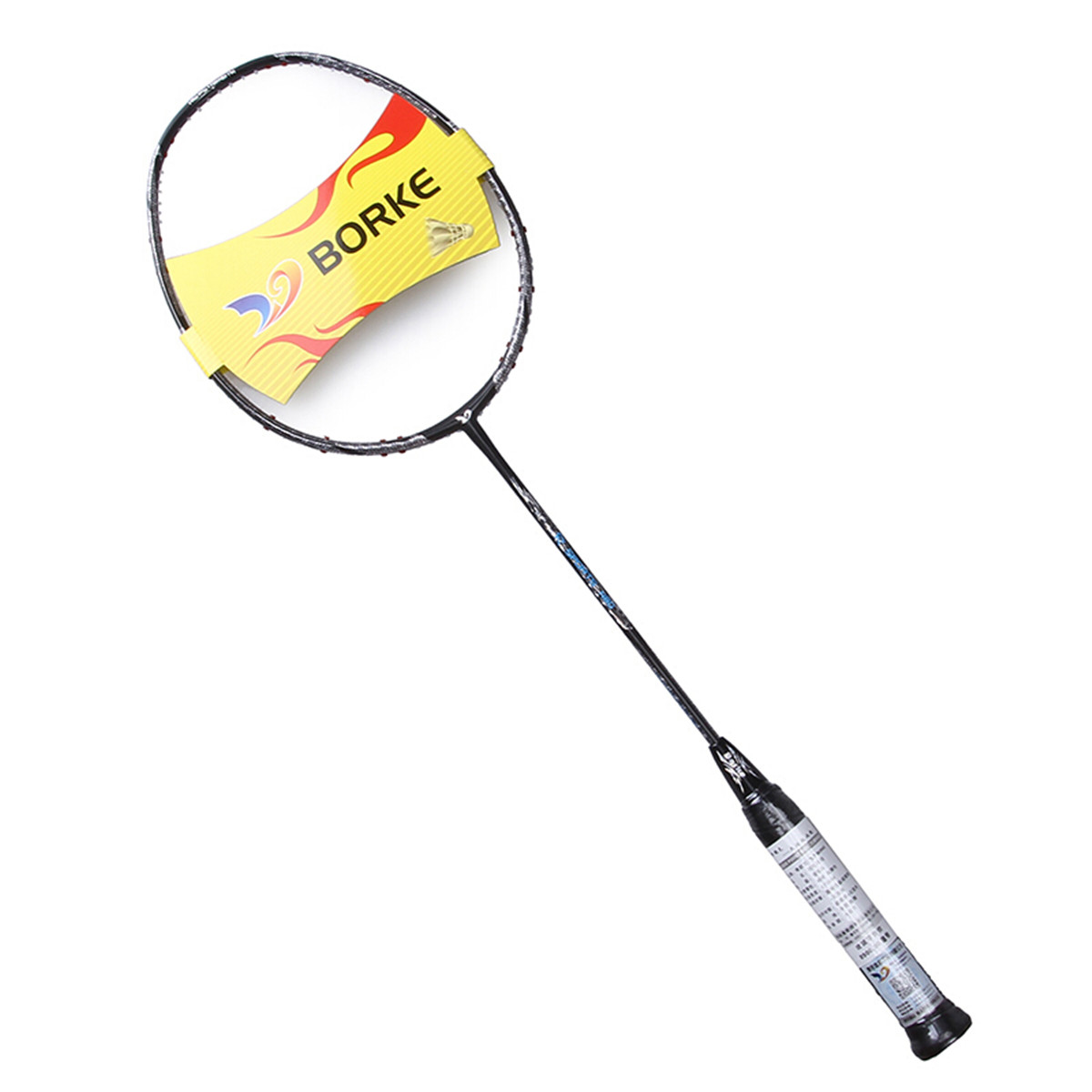 博锐克borke羽毛球拍n80 n90全碳素 钨纹拍 石墨烯碳纤维 高强度羽拍