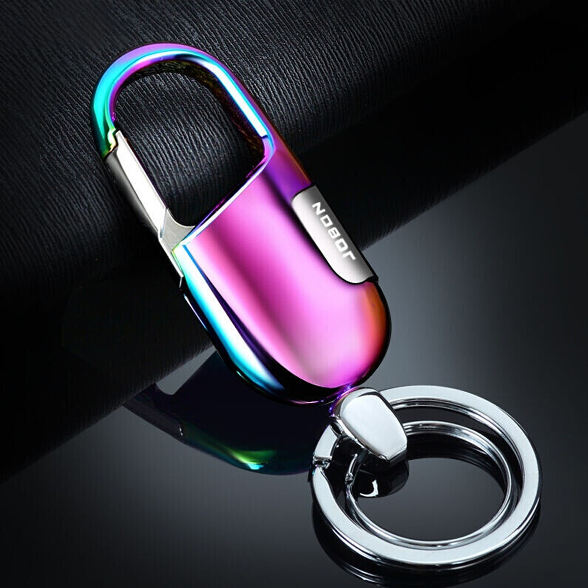 汽车钥匙扣 汽车用品车载高档钥匙环圈套女士男士车用创意腰挂情侣