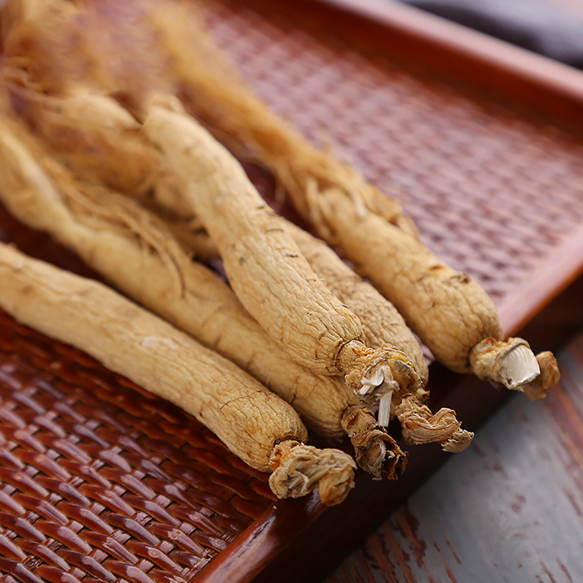 集安边条人参100g/7-9支 白参边条参东北人参礼盒长白山