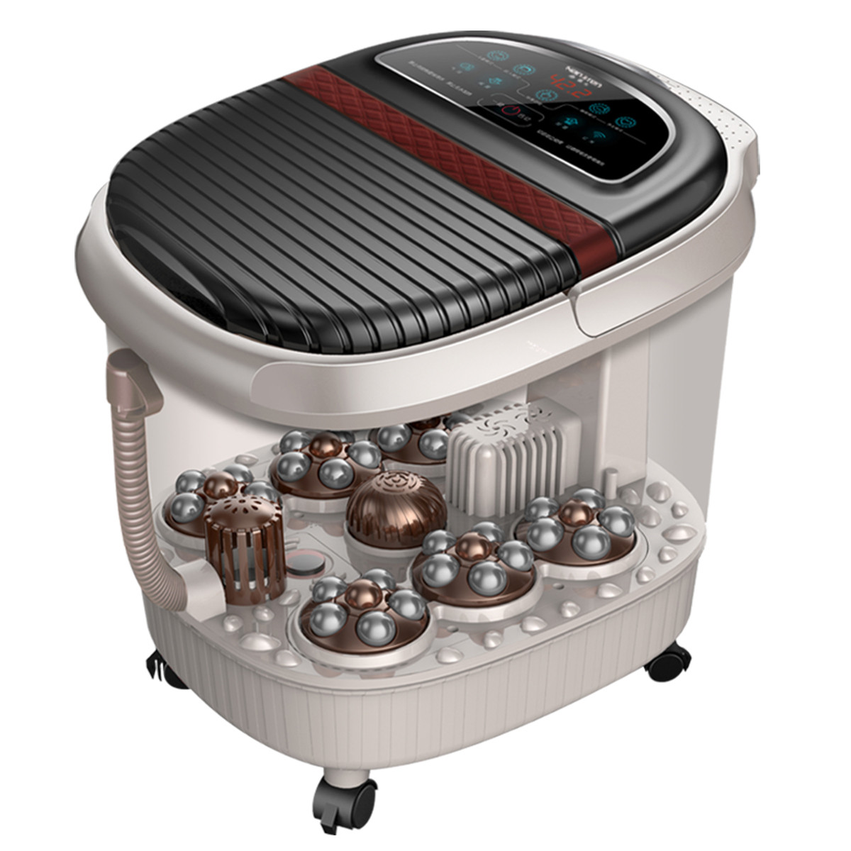 南极人全自动足浴盆电动按摩养生洗脚盆泡脚桶恒温加热足浴器家用