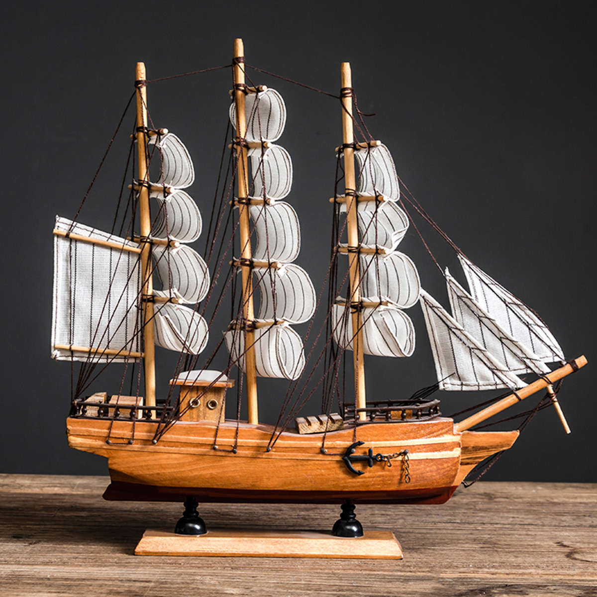 一帆风顺帆船模型摆件客厅家居装饰品书房办公室桌面摆设生日礼物