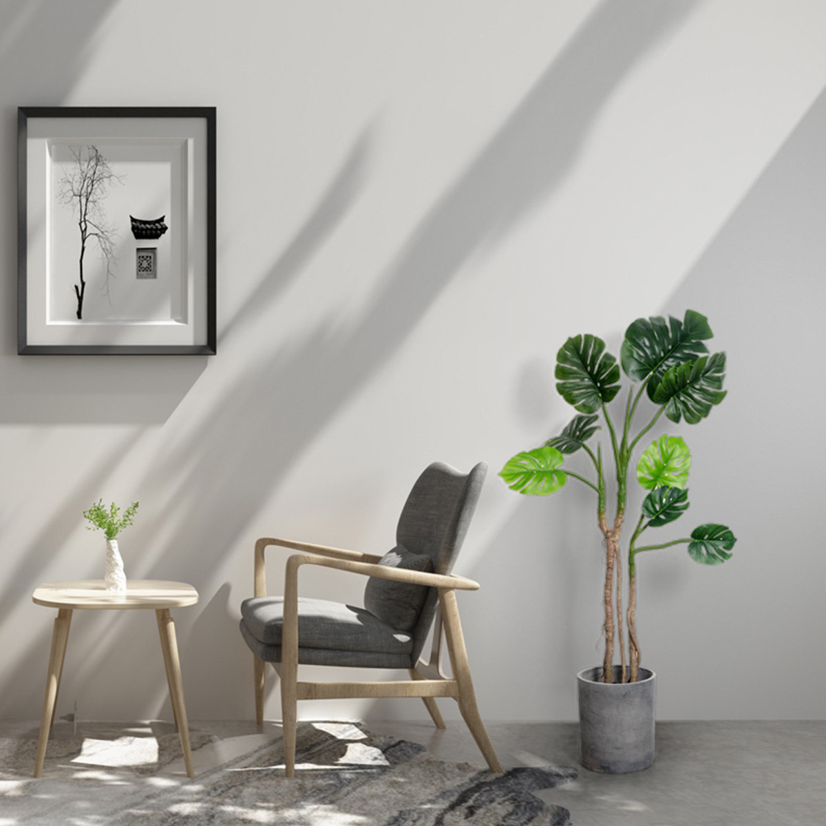 花盆仿真绿植大型落地盆栽装饰摆设ins家居客厅阳台墙角小清新装饰