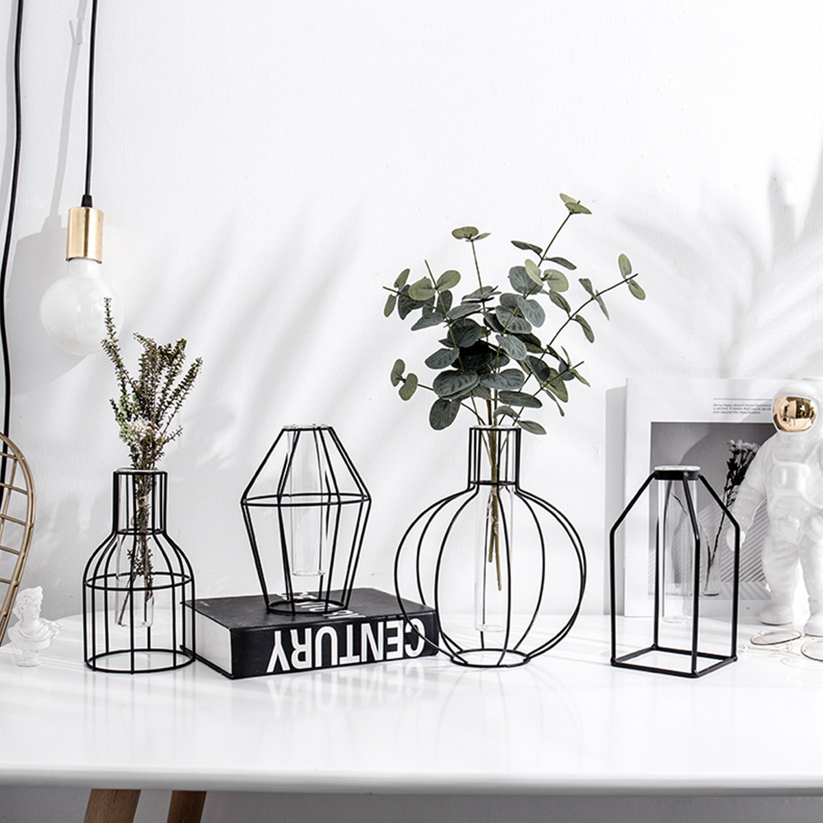 北欧风家居客厅玻璃试管花瓶书桌办公桌软装饰品摆件卧室摆设创意