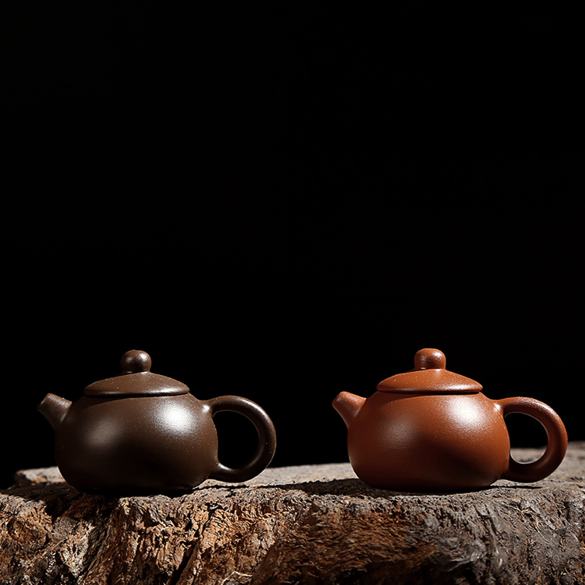 迷你小紫砂壶茶宠袖珍小茶壶宜兴指尖壶倒立西施壶茶具摆件