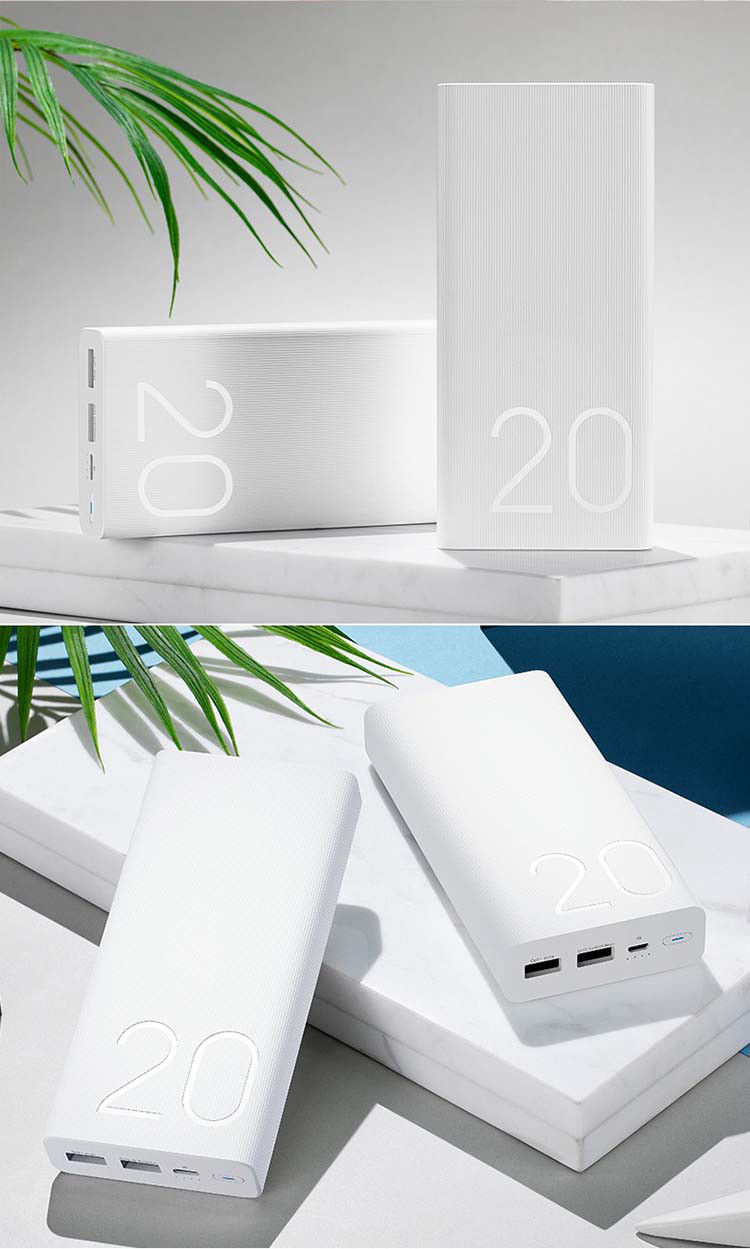 荣耀移动电源2充电宝20000毫安type-c快充版