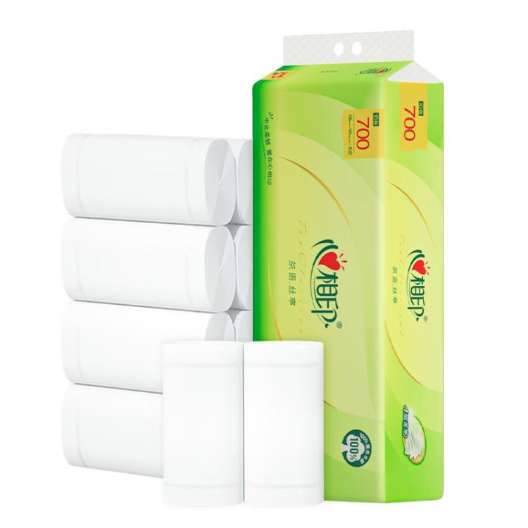 心相印 【2提20卷】心相印卷纸4层加厚无芯提装卷纸巾纸巾卫生纸家用